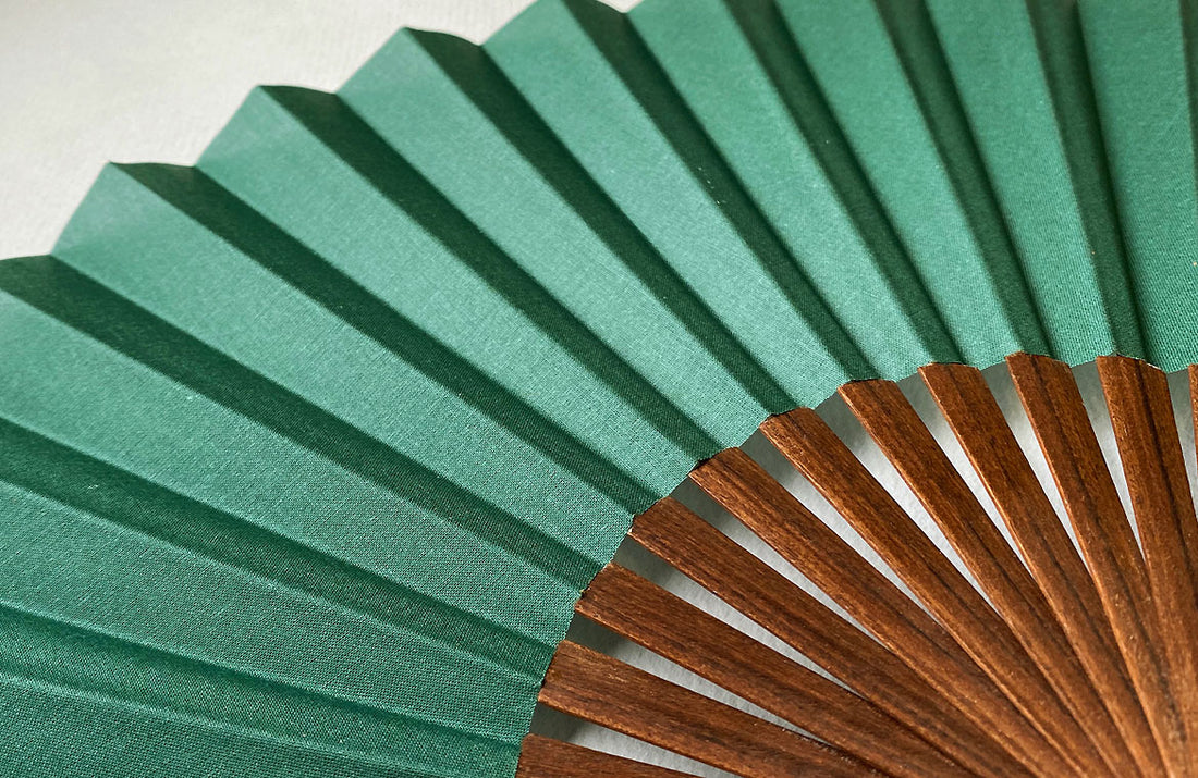 Eventail-Havanana-Vert-Zoom