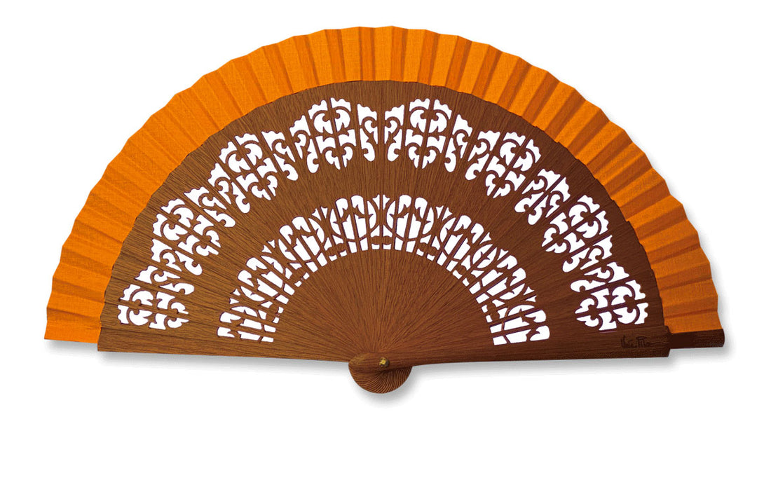 Eventail-Mini-Andalousia-Orange