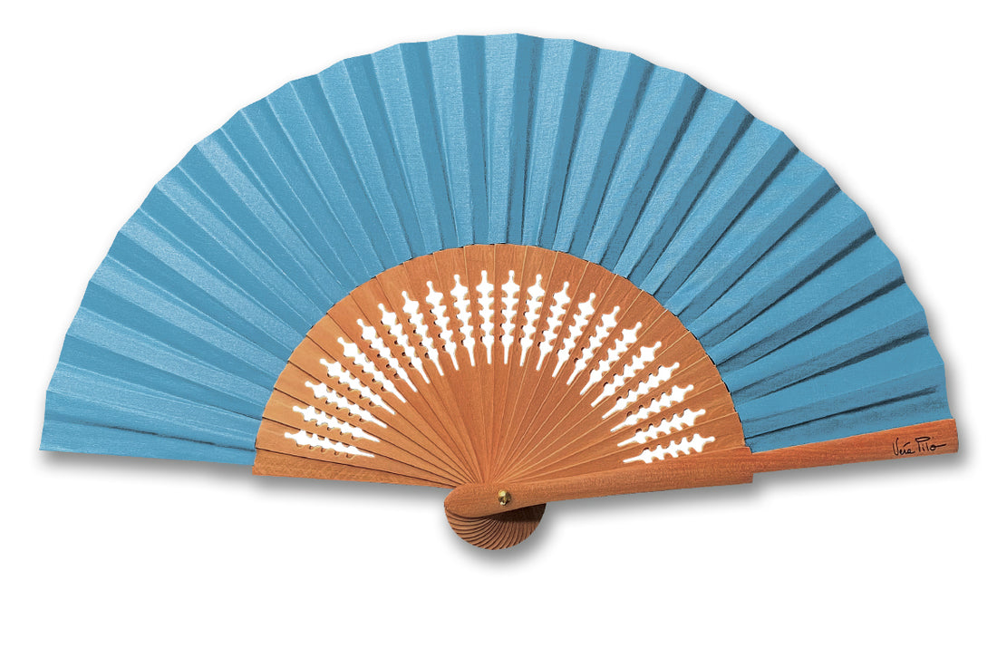 Eventail-Mini-Gepetto-Turquoise