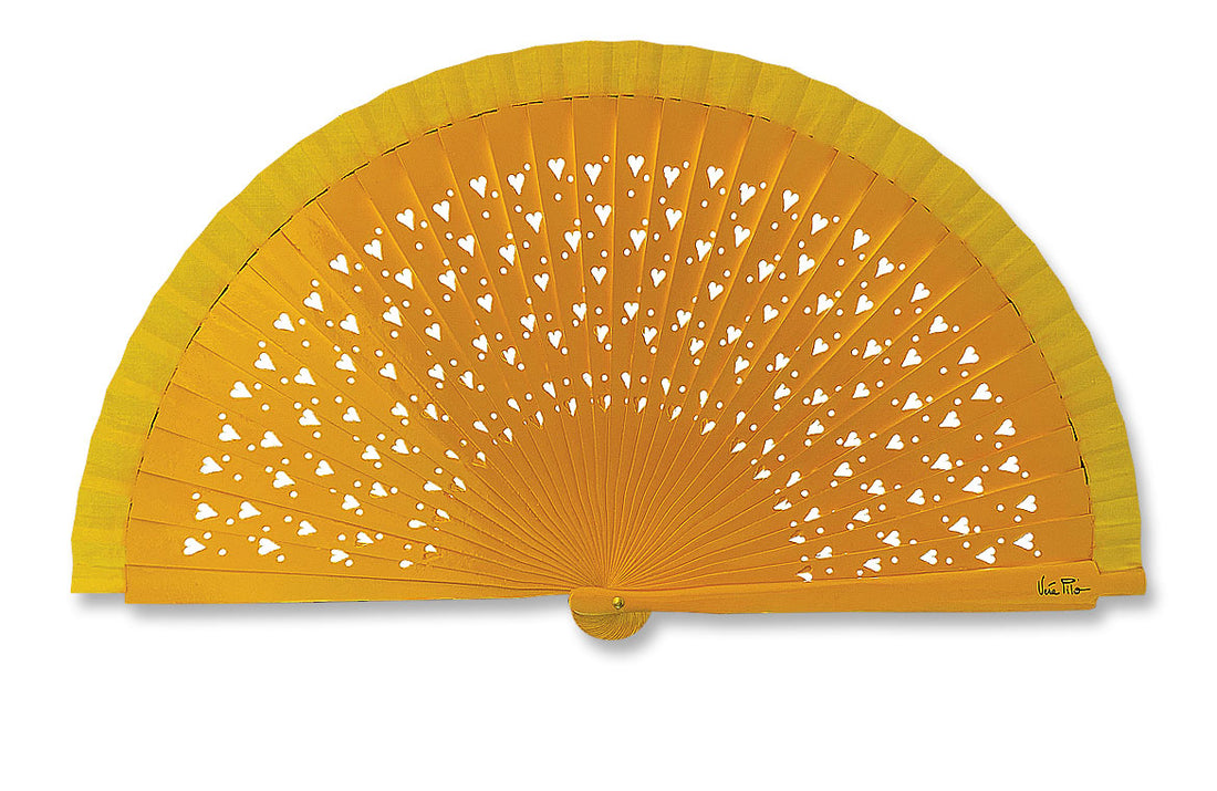 Eventail-Unicolo-Jaune